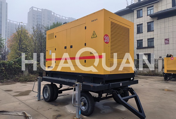 貴州信息服務(wù)用400kW移動式發(fā)電機(jī)組案例