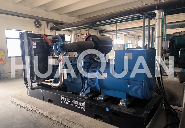 山西工程建設用600kW發(fā)電機組案例