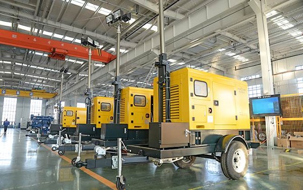 克拉瑪依油砂礦移動(dòng)照明發(fā)電機(jī)案例